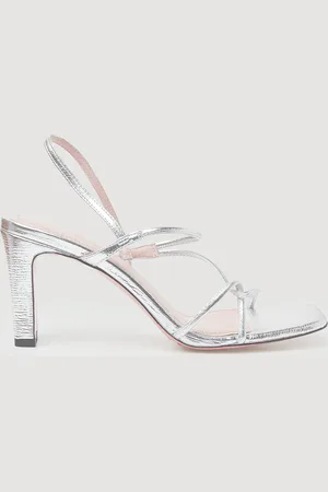 Sandro Metallic leather sandals