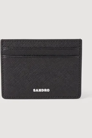 Sandro Reconstituted leather cardholder