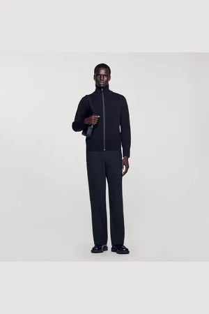 Sandro Zip-up wool cardigan