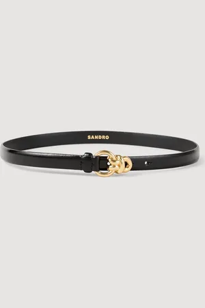Sandro Slim leather belt