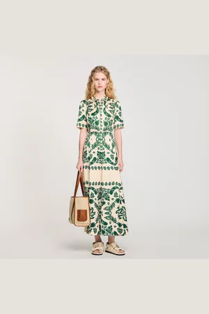 Sandro Floral print maxi dress