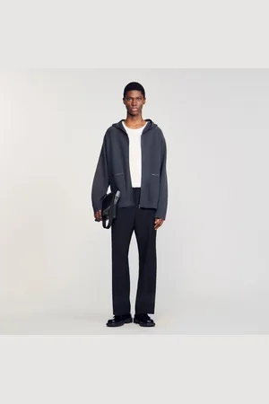 Sandro Milano knit hooded cardigan