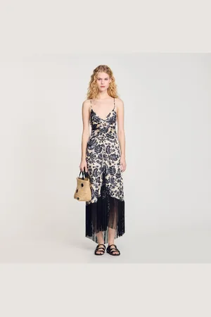 Sandro Floral print maxi dress