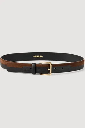 Sandro Two-tone leather belt