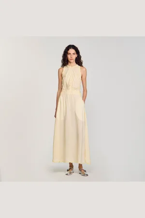 Sandro Maxi dress with lace details