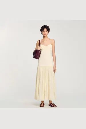 Sandro Pleated maxi dress