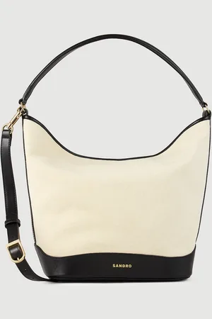 Sandro Tangoso canvas bucket bag