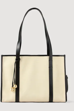 Sandro Canvas shopping bag