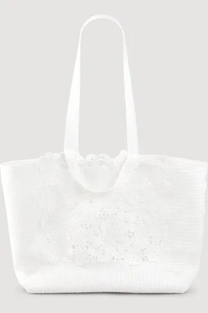 Sandro Crochet tote bag