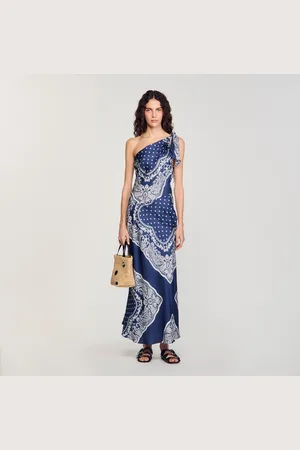 Sandro Bandana-print maxi dress