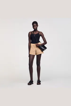 Sandro Jewellery detail knit leotard