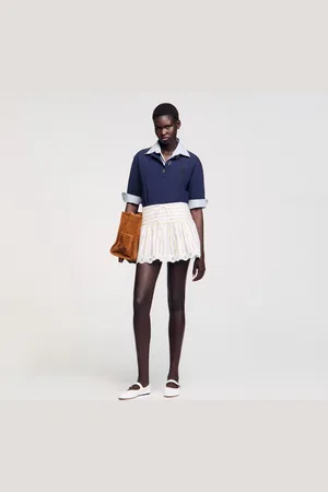 Sandro Striped skort