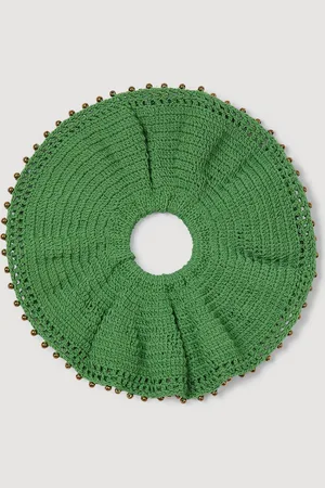 Sandro Beaded crochet scrunchie