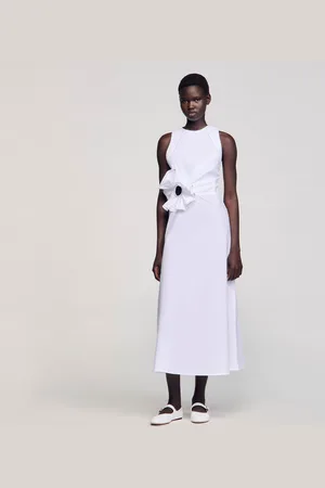 Sandro Ruffled maxi dress