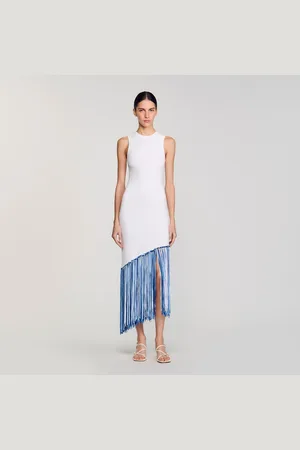 Sandro Fringed maxi dress