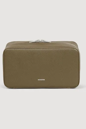 Sandro Toilet bag in reconstituted leather