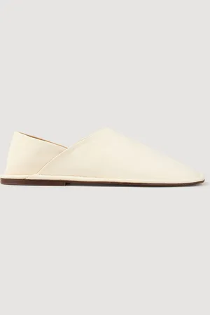 Sandro Grained leather slippers