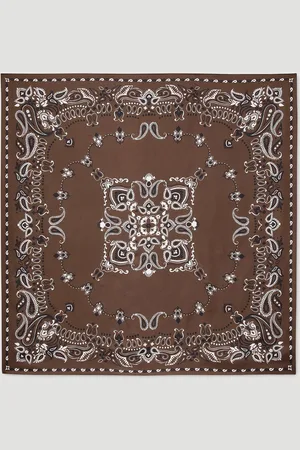 Sandro Silk bandana print scarf