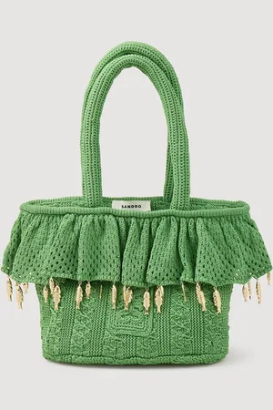 Sandro Crochet bag with tassels