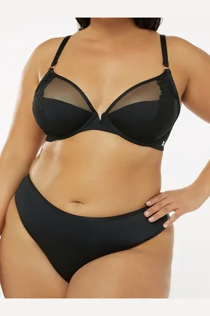 Savage X Fenty Savage Not Sorry Half-Cup Plunge Bra with Lace
