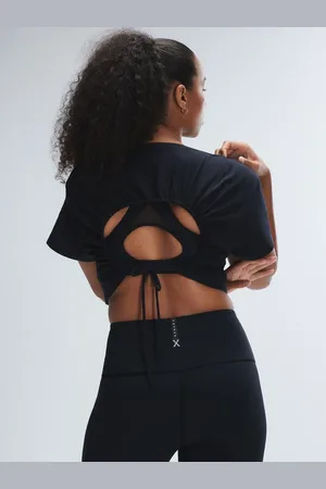 Savage X Fenty Flex On U Cinch-Back Crop Tee