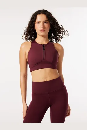 Savage X Fenty Locked & Lifted Half-Zip Medium-Impact Sports Bra