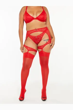 Savage X Fenty Tagged by Savage Logo Stockings