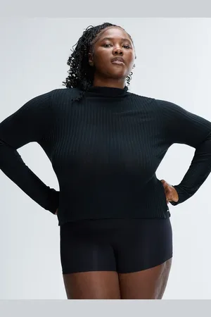 Savage X Fenty Sheerenity Mock-Neck Sweater