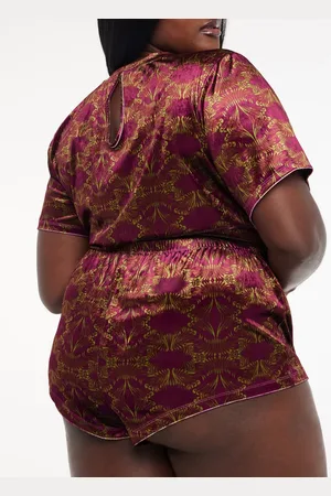 Savage X Fenty Psychedelic Velvet Sleep Shorts