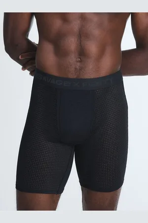 Savage X Fenty Shadow Fit Mesh Long Boxer Briefs