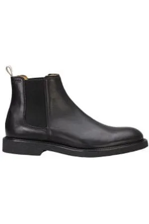HUGO BOSS Mens Tunley Chelsea Boots in Leather - Size UK 6