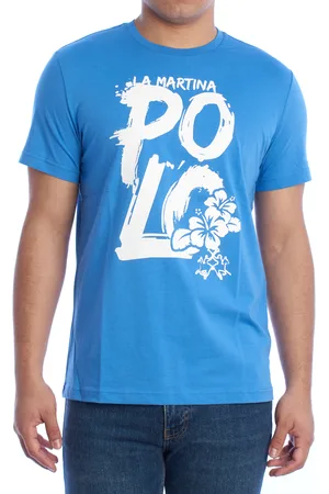 La Martina YMR323-JS206 Mens Regular Fit Short Sleeve T-Shirt - - Size 2XL