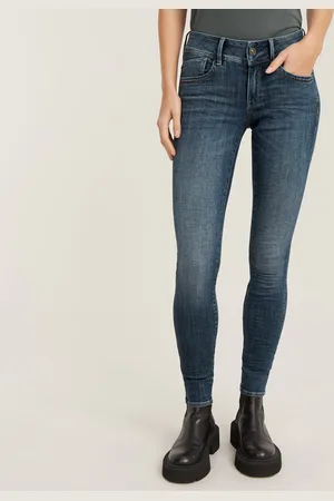 G-Star Womens G-Star RAW Lynn Skinny Jeans - Cotton - Size 24W/34L
