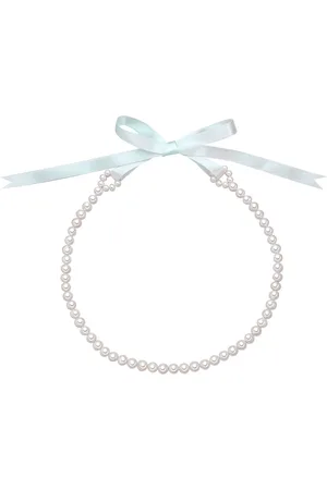 Valero Pearls Womens Necklace freshwater cultured white - Satin - Size 45cm