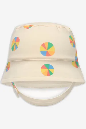 THE BONNIE MOB Baby Girls Chill Parasol Sun Hat in - Size 3-4Y