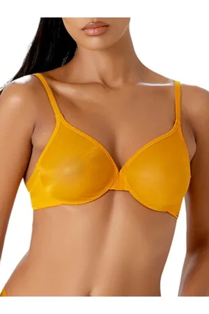 Gossard Womens Glossies Sheer Moulded Bra - Mango Sorbet - Polyamide - Size 30C