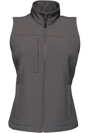 Regatta Womens/Ladies Flux Soft Shell Bodywarmer (Seal /Seal ) - Size 10 UK
