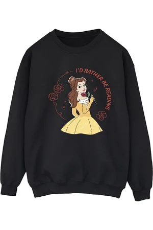 Disney Womens/Ladies Beauty And The Beast I´d Rather Be Reading Sweatshirt - Size Small