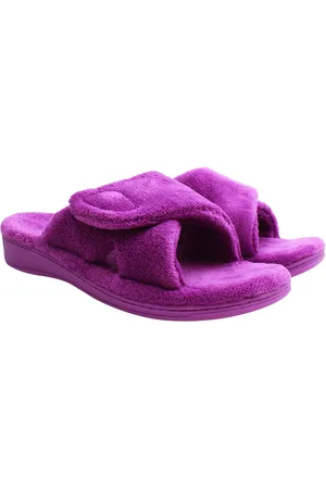 Vionic Relax Terry Womens Slippers - Size UK 8