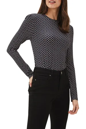 Phase Eight Womens Jorgi Geometric Fitted Top - - Size 12 UK