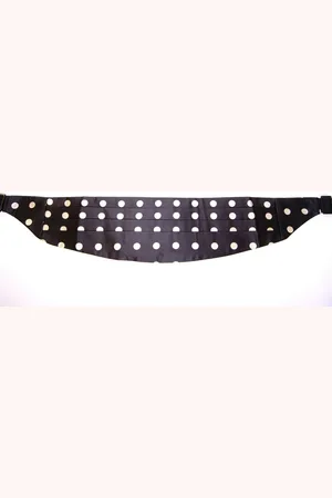 Dolce & Gabbana Mens Black Waist Smoking Tuxedo Cummerbund Belt - Silk - Size 2XL