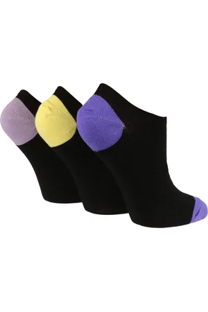 Wild Feet Womens Wild Feet - 3 Pack Ladies Breathable Bamboo Low Cut Trainer Socks - Viscose - Size UK 4-6.5