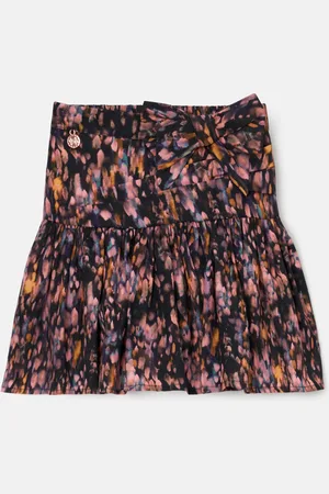 Angel & Rocket Girls Natalia Multi Side Bow Skirt - - Size 12Y