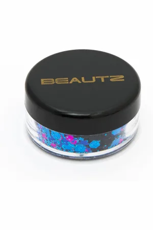 Aquarius Womens Beautz Chunky Glitter 10ml pot with 5 gram Mermaid - - One Size