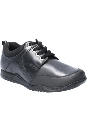 Hush Puppies Boys Dexter Junior School Shoe - Leather - Size 11.5 Kids (UK Shoe)