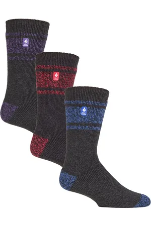 Heat Holders 3 Pack Multipack Mens Insulated Thermal Socks for Winter - Dublin - - Size UK 6-11