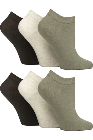 IOMI 6 Pack Womens Diabetic Trainer Socks