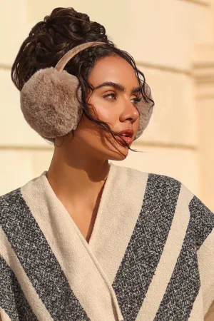 Quiz Womens Faux Fur Earmuffs - One Size