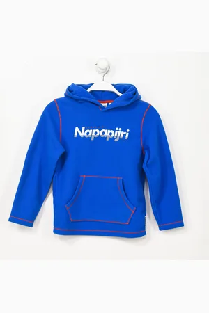 Napapijri Boys K TAU fleece sweatshirt high neck with hood GA4EPP boy - - Size 8Y