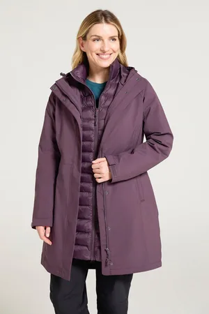 Mountain Warehouse Womens/Ladies Alaskan Long 3 in 1 Jacket (Dark ) - Size 10 UK